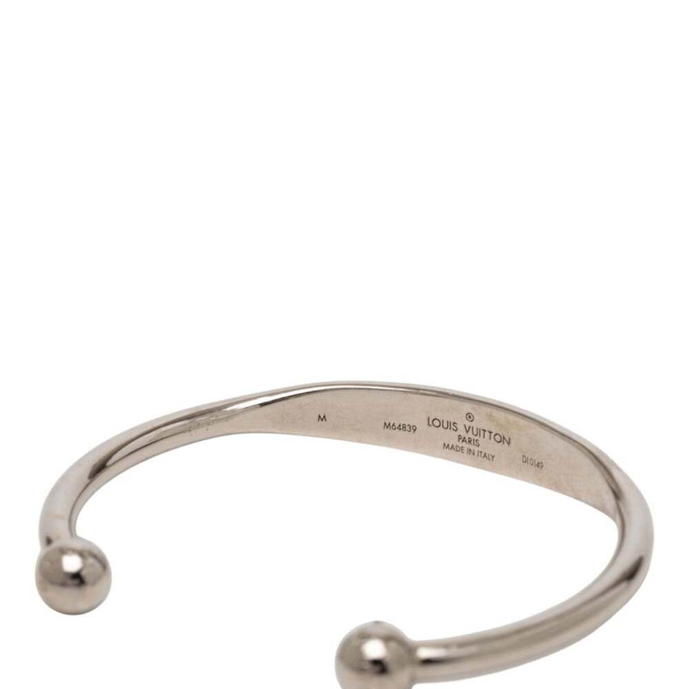 LOUIS VUITTON Silver Monogram Charm Bracelet - Picture 5 of 5